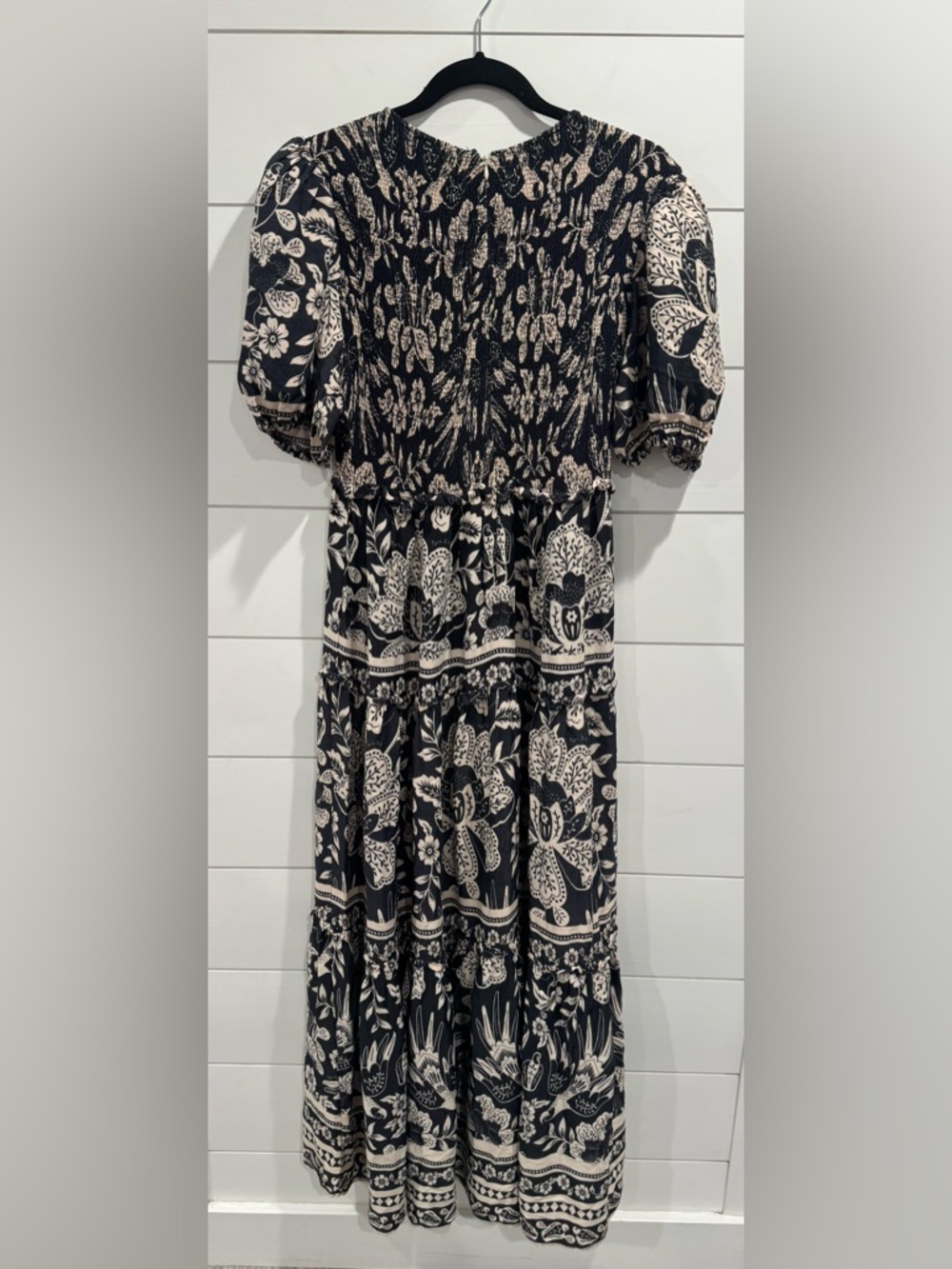 Farm Rio black graphic floral maxi dress - Picture 10 of 11